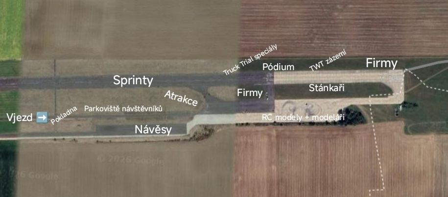 orientační mapka akce
